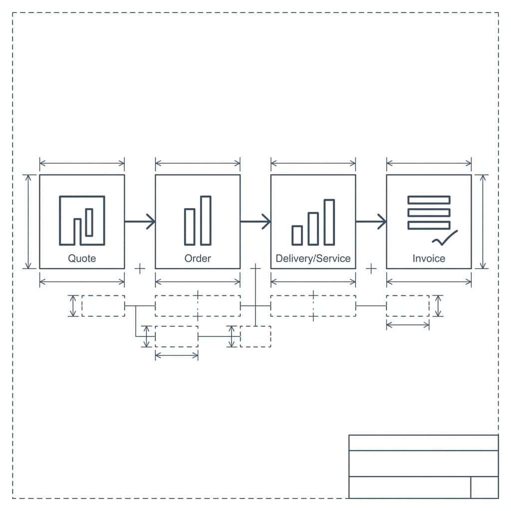 Un cycle de vente en béton